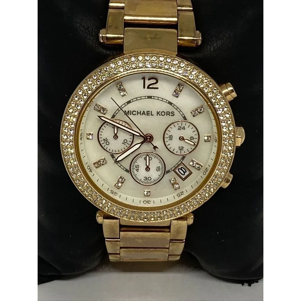 Michael Kors Parker MK5491 Women's Gold Stainless Steel Analog Dial Watch VK719